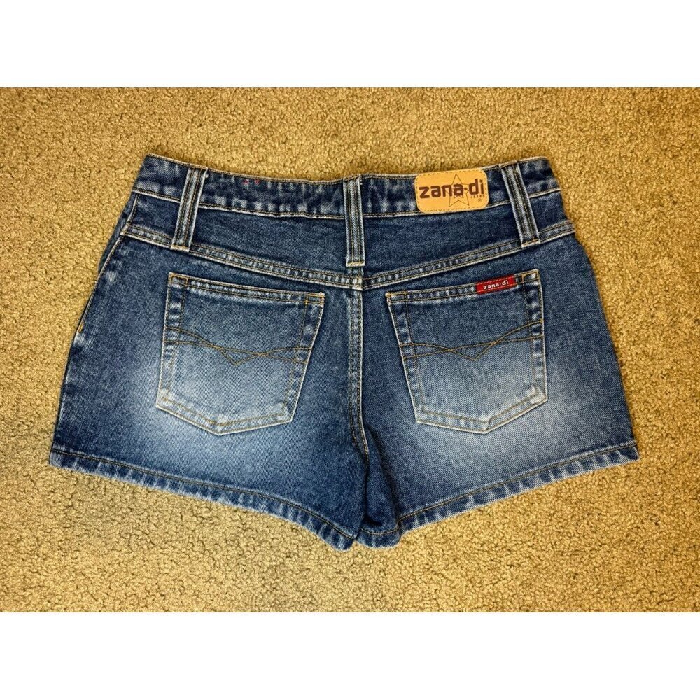 VTG Womens Denim Jean Mid Rise Shorts Lot Of 2 Travel Beach Preppy Y2k 90s Sz 6 - Picture 8 of 15